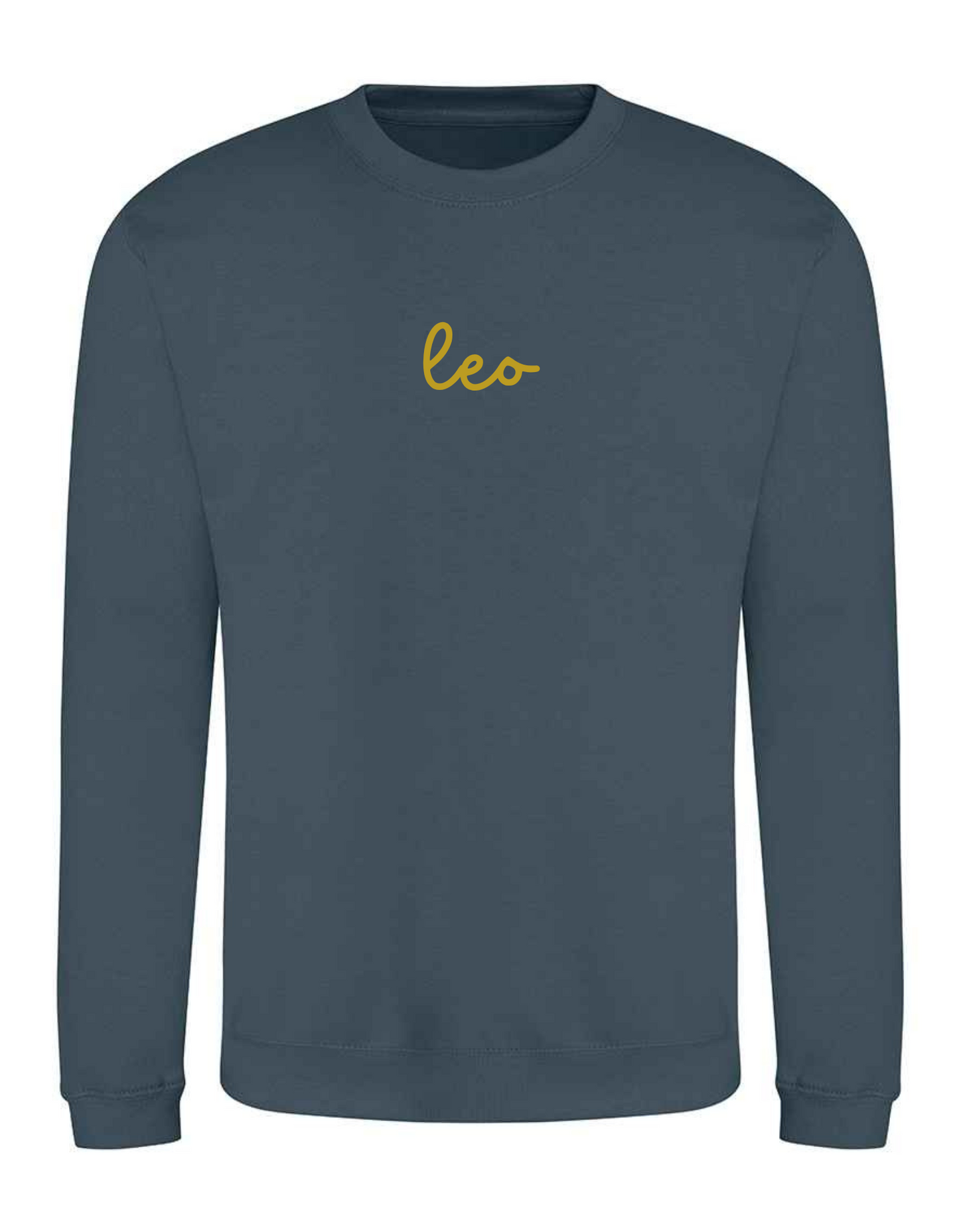 Ladies Leo zodiac sign Blue fashion sweater 