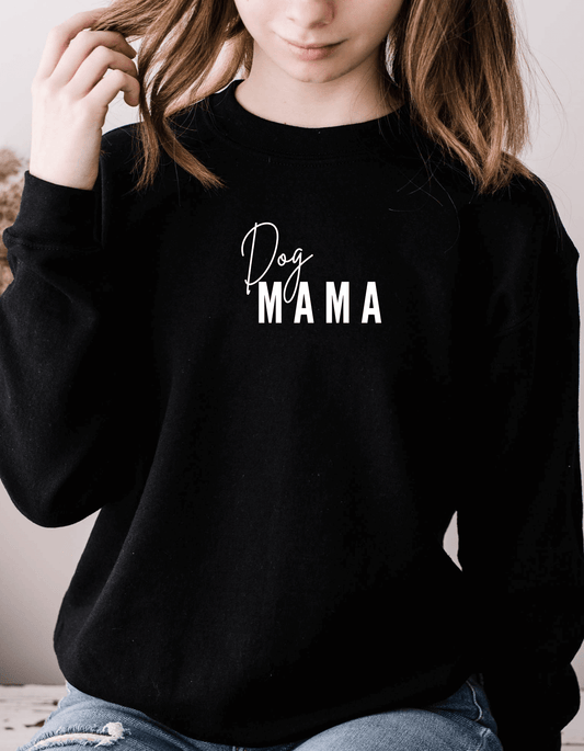 Black Dog mama crew neck sweatshirt